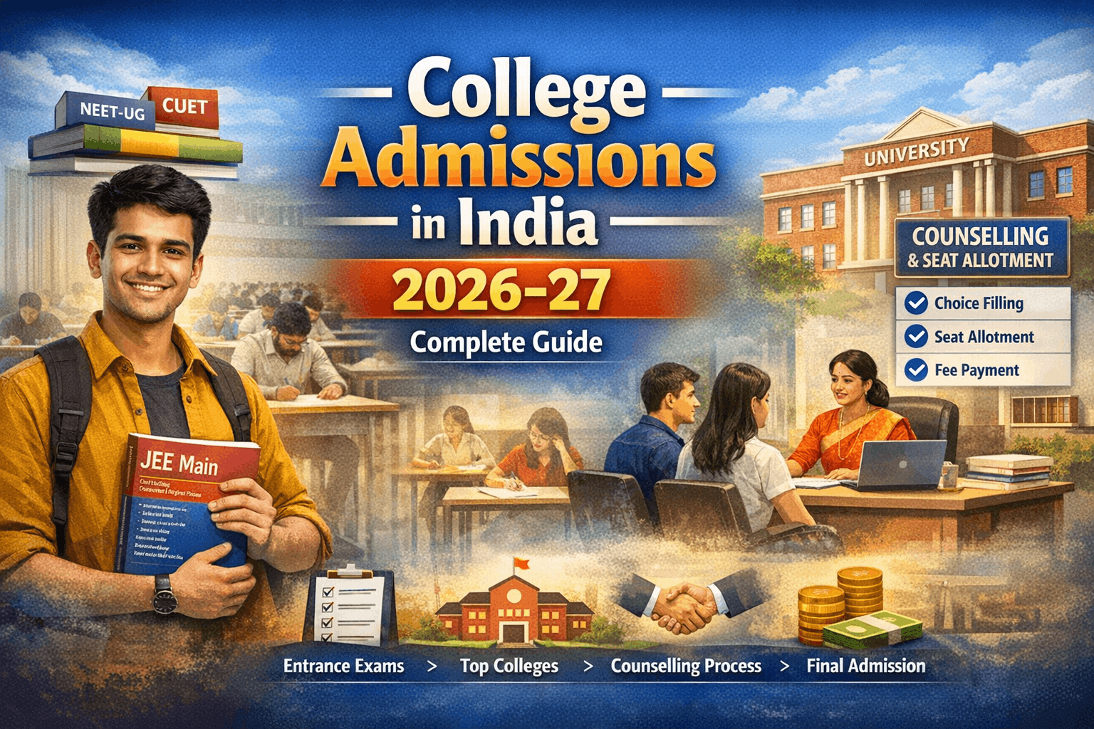 College University Admission Process in India